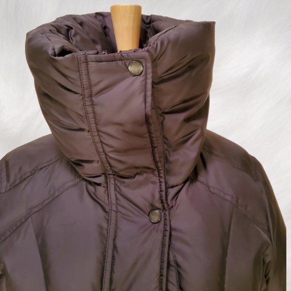 Cole Haan Knee-Length Black (80%) Down Puffer Coat Size M - Picture 9 of 16